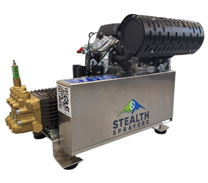 Stealth 8 GPM 3500 PSI Belt Drive Pressure Washer (Gas - Cold Water) w/ CRX Engine and General Pump