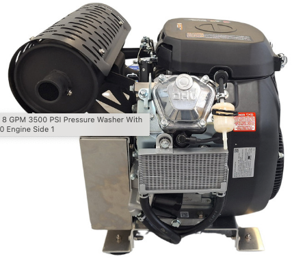 Stealth 8 GPM 3500 PSI Belt Drive Pressure Washer (Gas - Cold Water) w/ CRX Engine and General Pump