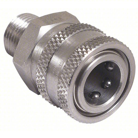 3/8″ MPT Import Stainless Steel Quick Coupler