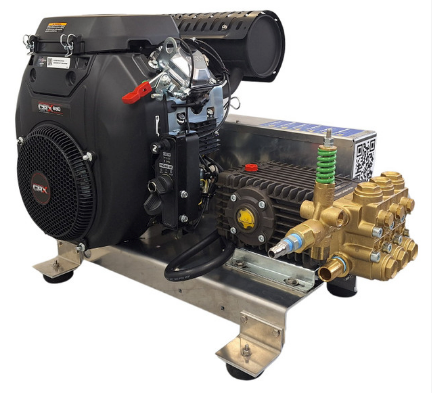 Stealth 8 GPM 3500 PSI Belt Drive Pressure Washer (Gas - Cold Water) w/ CRX Engine and General Pump