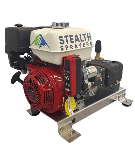 Stealth 5.5 GPM 3000 PSI Gear Drive Pressure Washer (Gas - Cold Water) w/ Electric Start Honda Engine and AR Pump