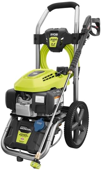 RYOBI 3100 PSI 2.3 GPM Cold Water Gas Pressure Washer, GREEN, (#RY803023)
